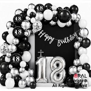SET DE GLOBOS ARCO XL 18 HAPPY BIRTHDAY (GY-7926) 100 UNIDADES